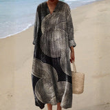 Lara - Vestido de Patchwork Bohemio Elegante