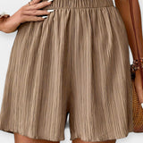 Shorts Elegantes con Pliegues