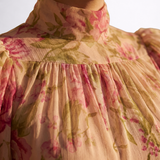 Rosalía - Vestido Largo Floral en Chiffon