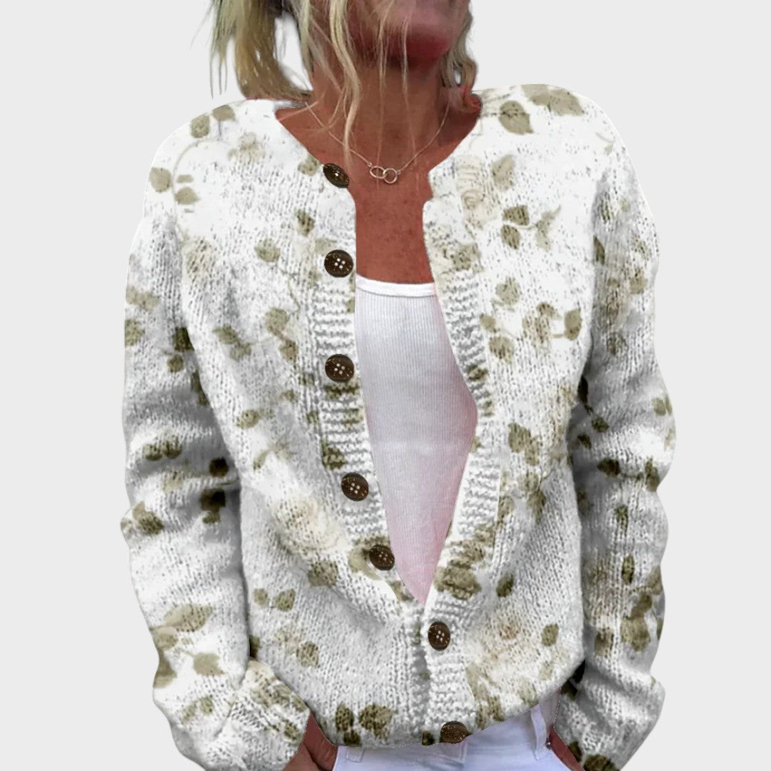 Juana - Cardigan Floral de Otoño