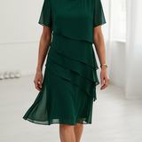 Lía - Vestido Ruffle de Conforto Elegante