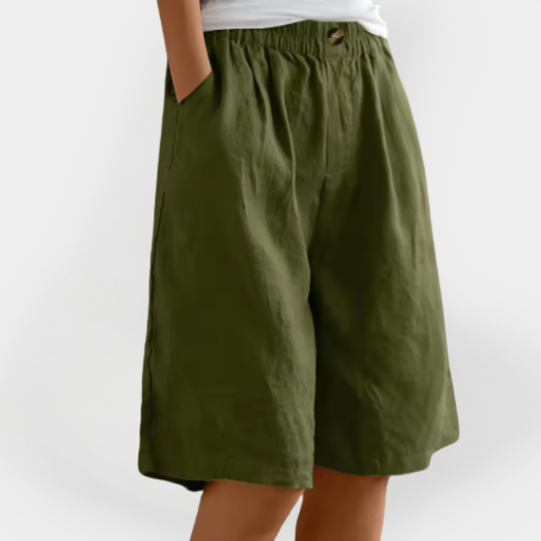 Pantalones de Lino con Bolsos para Valentina