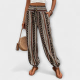 Scarlet - Pantalones con gráficos étnicos