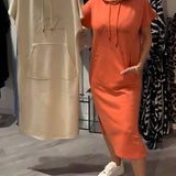 Sásquia - Vestido casual con capucha elegante
