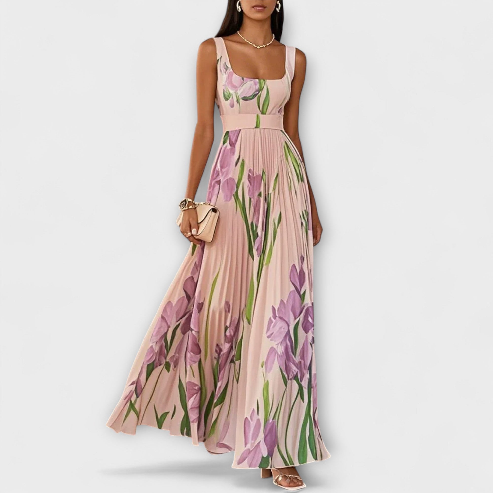 Penélope - Vestido Maxi de Chiffón