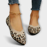 Paola - Sabrinas de encaje con estampado de leopardo