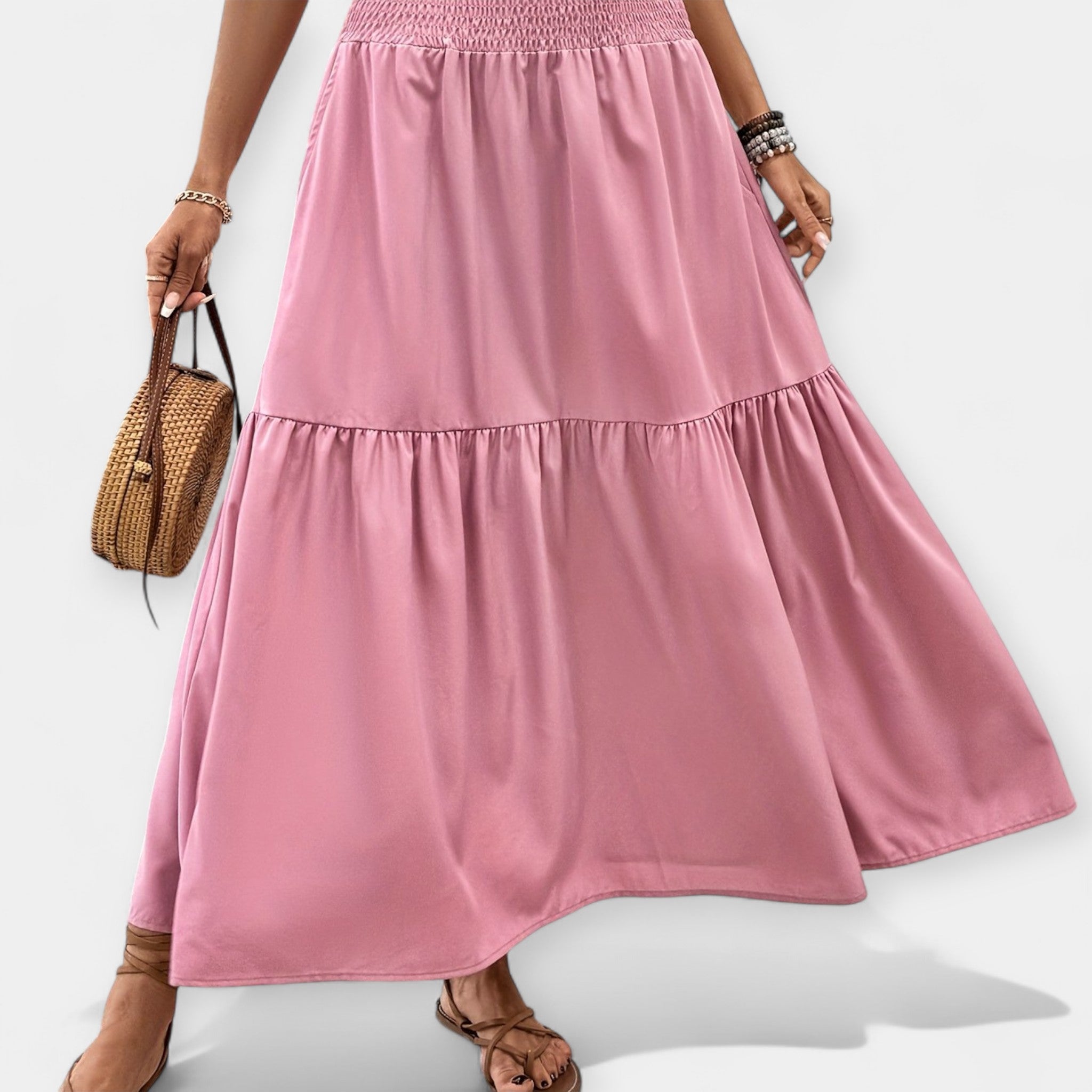 Falda Floral de Rebeca