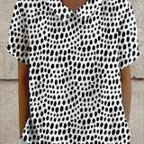 Liliana - Blusa con Estampado de Lunares