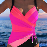 Alma - Bañador Envolvente con Estampado Vibrante y Colorido