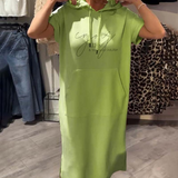 Sásquia - Vestido casual con capucha elegante