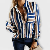 Emma - Blusa casual a rayas