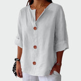 Blusa casual con textura elegante