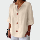 Blusa casual con textura elegante