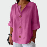 Blusa casual con textura elegante