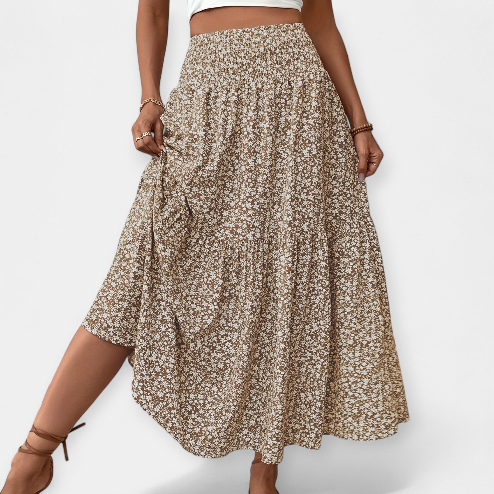 Falda Floral de Rebeca