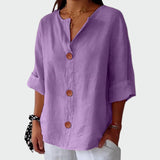 Blusa casual con textura elegante