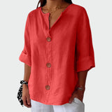 Blusa casual con textura elegante