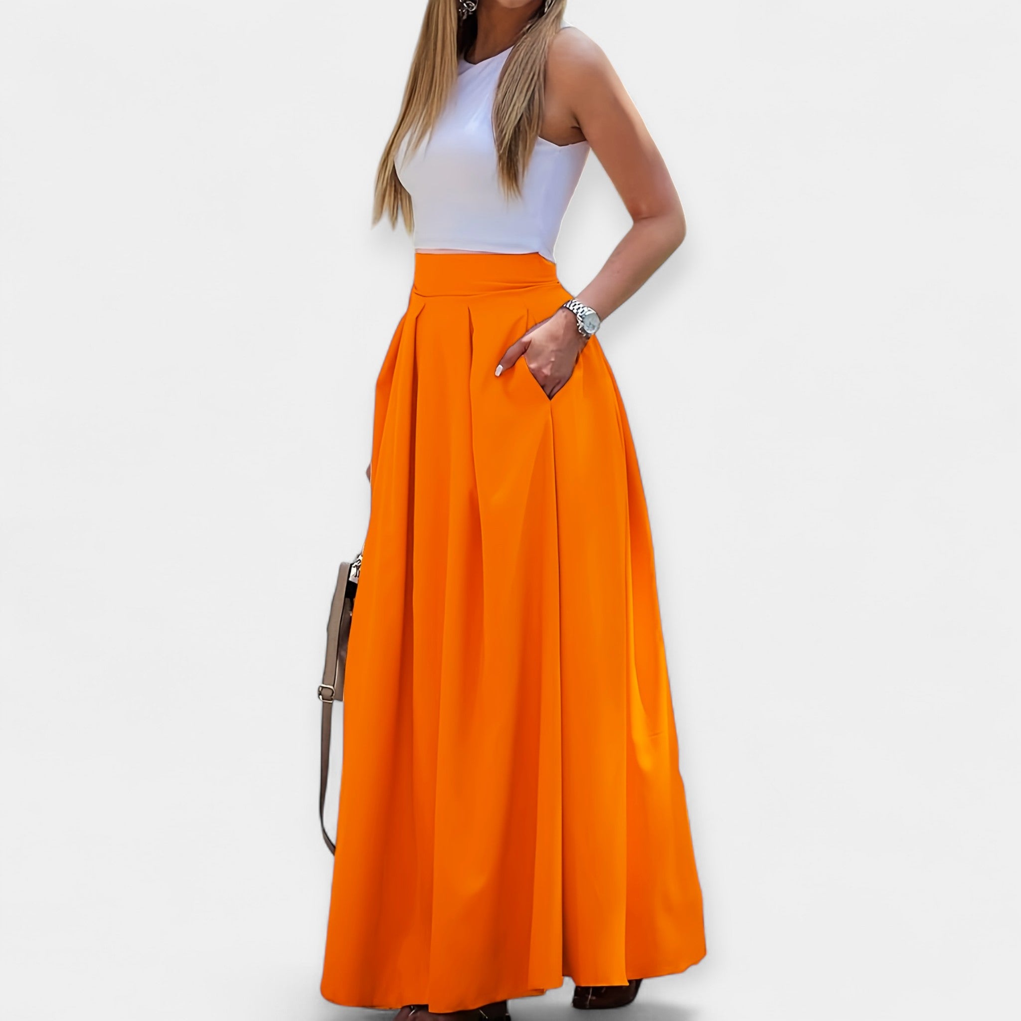 Falda Midi Chic de Valentina