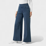 Irene - Pantalones de mezclilla de corte largo