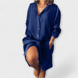 Clara - Blusa casual de lino elegante