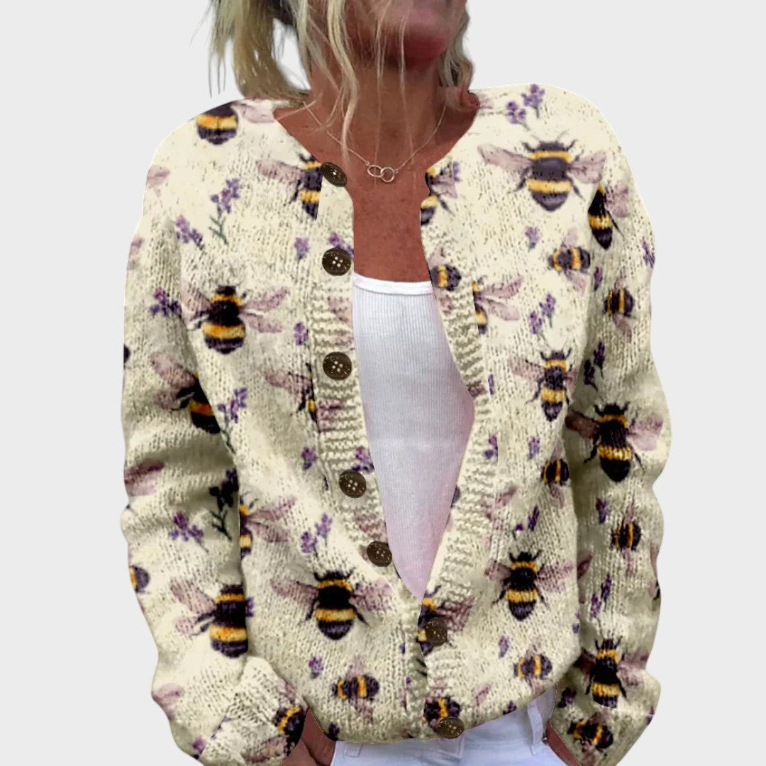 Alicia - Cardigan Floral de Otoño