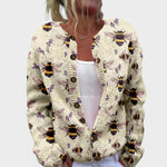 Alicia - Cardigan Floral de Otoño