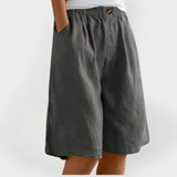 Pantalones de Lino con Bolsos para Valentina