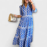 Sofía - Vestido Midi con Cadenas Elegantes