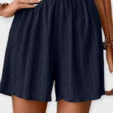 Shorts Elegantes con Pliegues
