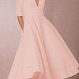 Laura - Elegante Vestido Midi Femenino