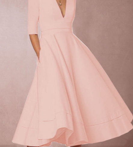 Laura - Elegante Vestido Midi Femenino