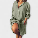 Clara - Blusa casual de lino elegante
