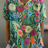 Diana - Blusa Floral en Acuarela