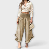 Jaya - Pantalones de lino desenfadados