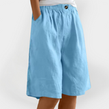 Pantalones de Lino con Bolsos para Valentina