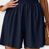 Shorts Elegantes con Pliegues