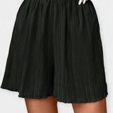 Shorts Elegantes con Pliegues