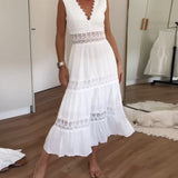 Kimberly - Vestido de Encaje con Escote en V