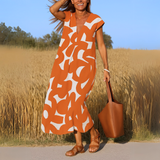 Magdalena - Vestido fluido con escote en V