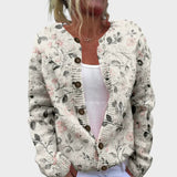 Margarita - Cardigan Floral de Otoño