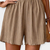 Shorts Elegantes con Pliegues