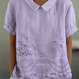 Liliana - Blusa Elegante con Bordado Floral