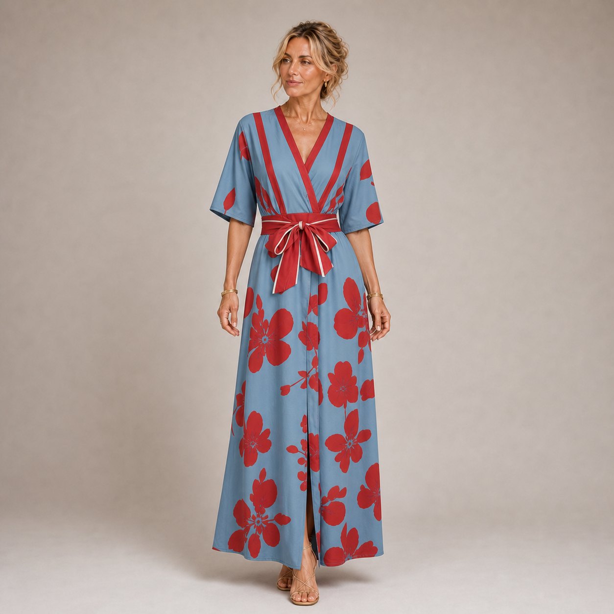 Valentina - Vestido Maxi Chic con Escote Elegante