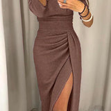 Natalia - Vestido chic con hombros al descubierto