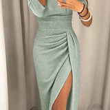 Natalia - Vestido chic con hombros al descubierto
