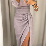 Natalia - Vestido chic con hombros al descubierto
