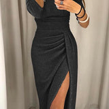 Natalia - Vestido chic con hombros al descubierto