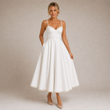 Ariela - Vestido Midi de Lujo