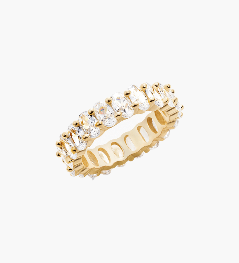 Anillo de corte ovalado