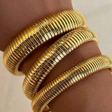 Bracelete Canelado de Valentina